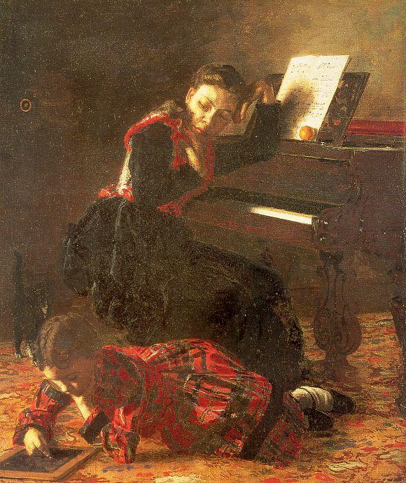 Thomas Eakins Home Scene